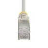 StarTech.com 15m cabo Ethernet CAT6 fino cinzento, sem encaixe, 100W PoE, UTP, LSZH, 28AWG fio de cobre puro desencapado, cabo de rede patch RJ45 fino com alívio de tensão, testado individualmente