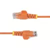 StarTech.com 15m cabo Ethernet CAT6 fino laranja, com proteção do encaixe, 100W PoE, UTP, LSZH, 28AWG fio de cobre puro desencapado, cabo de rede patch RJ45 fino com alívio de tensão, testado individualmente