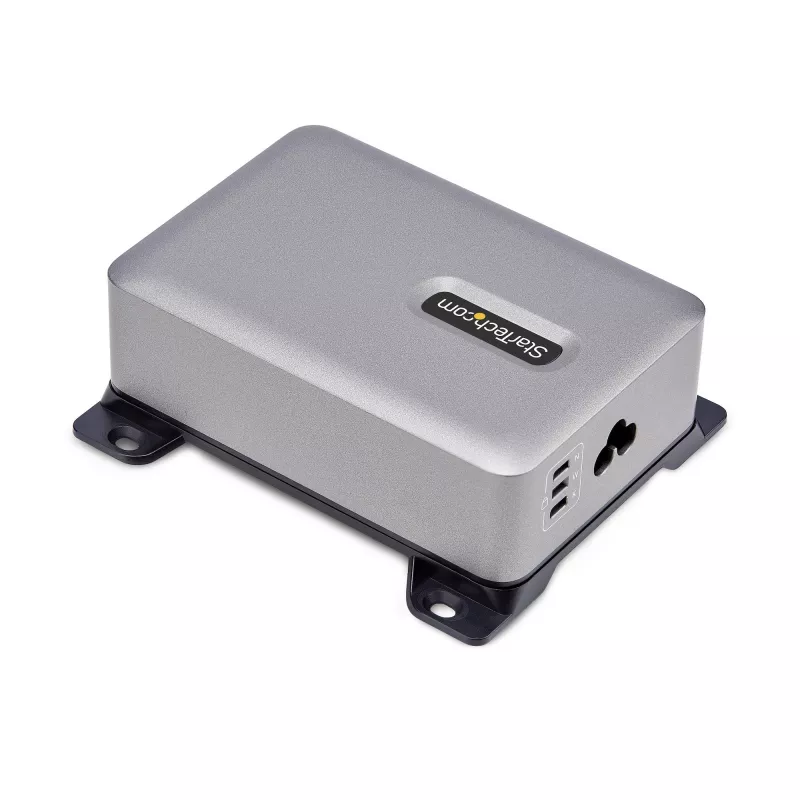 StarTech.com Carregador USB-C multiporta de 4 portas, 240W total, porta individual 140W EPR, PD 3.1, portas com fixação por parafuso, salas de conferência, suporte incl. para montagem em superfície