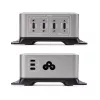 StarTech.com Carregador USB-C multiporta de 4 portas, 240W total, porta individual 140W EPR, PD 3.1, portas com fixação por parafuso, salas de conferência, suporte incl. para montagem em superfície