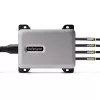 StarTech.com Carregador USB-C multiporta de 4 portas, 240W total, porta individual 140W EPR, PD 3.1, portas com fixação por parafuso, salas de conferência, suporte incl. para montagem em superfície