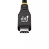 StarTech.com cabo USB4 de 2 m (6 ft), 20 Gbit/s, cabo USB-C certificado USB-IF, 240 W PD EPR, 4K 120 Hz DP 1.4, revestimento TPE, cabo USB-C preto