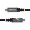 StarTech.com Cabo USB4 de 1 m, 80Gbit/s, cabo USB-C certificado USB-IF, 240W PD, 8K 120Hz/4K 240Hz DP2.1 DP80, revestimento TPE, compatível com Thunderbolt 4 – cabo USB-C preto