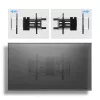 Suporte de parede para TV articulado ultrafino StarTech.com para ecrãs planos até 65 polegadas e 45 kg, VESA 600x400, suporte de baixo perfil conforme TAA