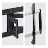 Suporte de parede para TV articulado ultrafino StarTech.com para ecrãs planos até 65 polegadas e 45 kg, VESA 600x400, suporte de baixo perfil conforme TAA