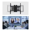 Suporte de parede para TV articulado ultrafino StarTech.com para ecrãs planos até 65 polegadas e 45 kg, VESA 600x400, suporte de baixo perfil conforme TAA