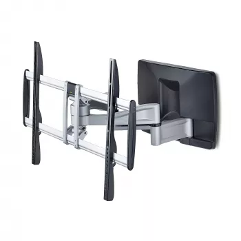 Suporte de parede para TV articulado reforçado StarTech.com para ecrãs planos até 100 polegadas e 85 kg, VESA 800x500, suporte de baixo perfil, conforme TAA