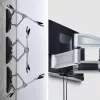 Suporte de parede para TV articulado reforçado StarTech.com para ecrãs planos até 100 polegadas e 85 kg, VESA 800x500, suporte de baixo perfil, conforme TAA