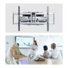 Suporte de parede para TV articulado reforçado StarTech.com para ecrãs planos até 100 polegadas e 85 kg, VESA 800x500, suporte de baixo perfil, conforme TAA
