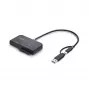 Adaptador StarTech.com USB-C/USB-A para M.2 NVMe e SATA de 2,5 polegadas/3,5 polegadas, 10 Gbit/s, leitor externo de SSD sem ferramentas, B+M/M-Key