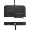 Adaptador StarTech.com USB-C/USB-A para M.2 NVMe e SATA de 2,5 polegadas/3,5 polegadas, 10 Gbit/s, leitor externo de SSD sem ferramentas, B+M/M-Key