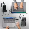Adaptador StarTech.com USB-C/USB-A para M.2 NVMe e SATA de 2,5 polegadas/3,5 polegadas, 10 Gbit/s, leitor externo de SSD sem ferramentas, B+M/M-Key