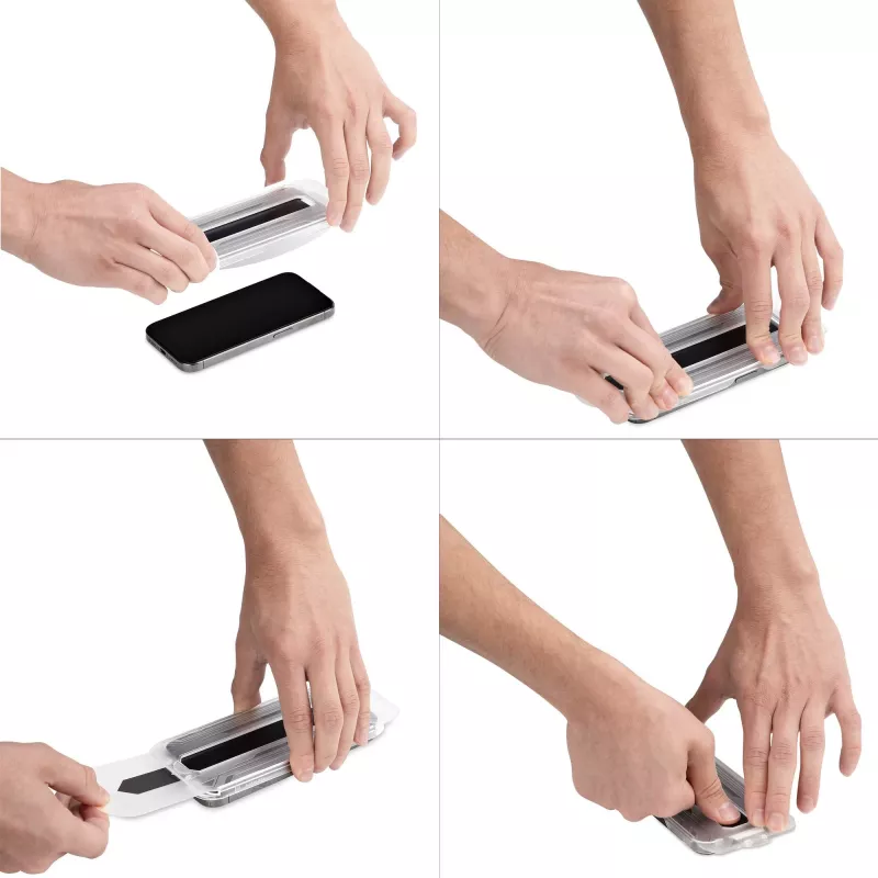 Película de privacidade 360 de 4 vias StarTech.com para iPhone 16 Pro Max, suporta orientação vertical/horizontal, sensível ao toque, vidro protetor, filtro de 4 vias, TAA
