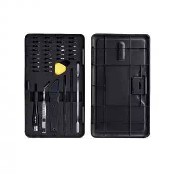 Kit de ferramentas de reparação de computadores StarTech.com de 40 peças para portátil/PC/eletrónica/telefone, conjunto de 30 pontas de precisão, tampa removível com base magnética, ferramentas de alavanca