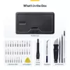 Kit de ferramentas de reparação de computadores StarTech.com de 40 peças para portátil/PC/eletrónica/telefone, conjunto de 30 pontas de precisão, tampa removível com base magnética, ferramentas de alavanca
