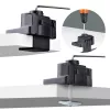 Suporte de monitor de secretária StarTech.com para ecrãs até 40 polegadas/8 kg, braço com assistência mecânica por mola, fixação em C/passagem pela secretária, instalação por cima, ajuste sem ferramentas