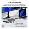 Docking station/replicador de portas para portátil StarTech.com 199UE-USBC-DOCK com fios USB 3.2 Gen 2 (3.1 Gen 2) Type-C cinzento