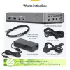 Docking station/replicador de portas para portátil StarTech.com 199UE-USBC-DOCK com fios USB 3.2 Gen 2 (3.1 Gen 2) Type-C cinzento