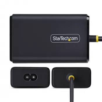 StarTech.com Carregador USB-C para portátil de 65W, cabo USB-C fixo de 1,5 m, fonte de alimentação para Dell, XPS, HP ProBook, MacBook Pro, Microsoft Surface Pro