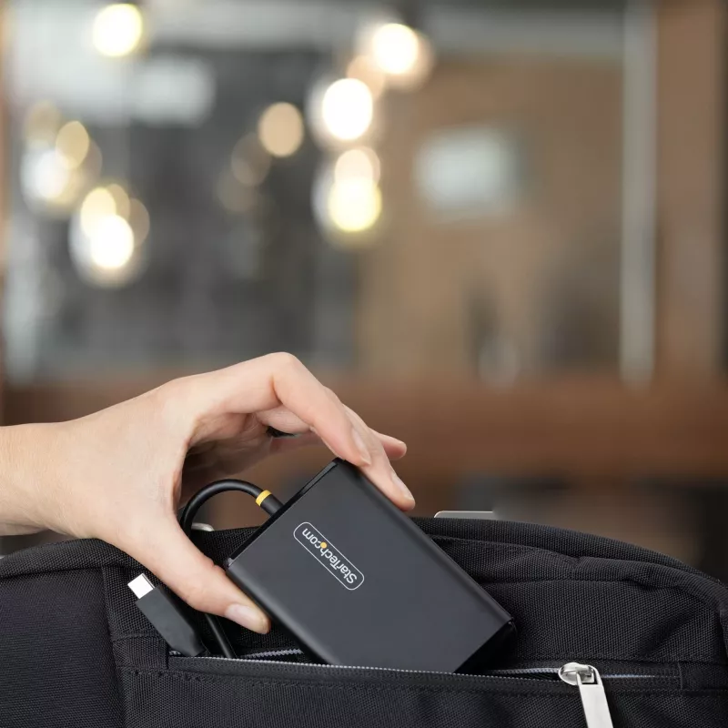 StarTech.com Carregador USB-C para portátil de 65W, cabo USB-C fixo de 1,5 m, fonte de alimentação para Dell, XPS, HP ProBook, MacBook Pro, Microsoft Surface Pro