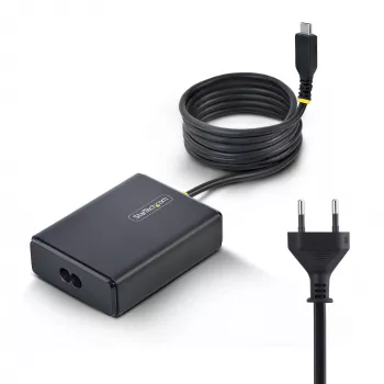 StarTech.com Carregador USB-C para portátil de 100W com cabo USB-C fixo de 1,5 m, fonte de alimentação para Dell, XPS, HP ProBook, MacBook Pro, Microsoft Surface Pro