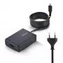 StarTech.com Carregador USB-C para portátil de 100W com cabo USB-C fixo de 1,5 m, fonte de alimentação para Dell, XPS, HP ProBook, MacBook Pro, Microsoft Surface Pro