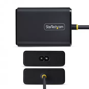 StarTech.com Carregador USB-C para portátil de 100W com cabo USB-C fixo de 1,5 m, fonte de alimentação para Dell, XPS, HP ProBook, MacBook Pro, Microsoft Surface Pro