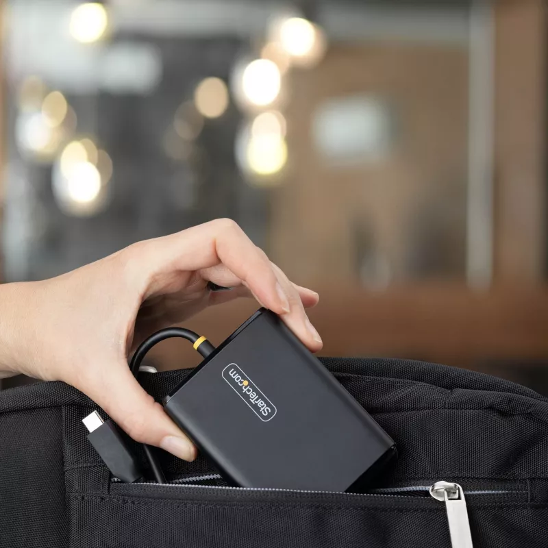 StarTech.com Carregador USB-C para portátil de 100W com cabo USB-C fixo de 1,5 m, fonte de alimentação para Dell, XPS, HP ProBook, MacBook Pro, Microsoft Surface Pro