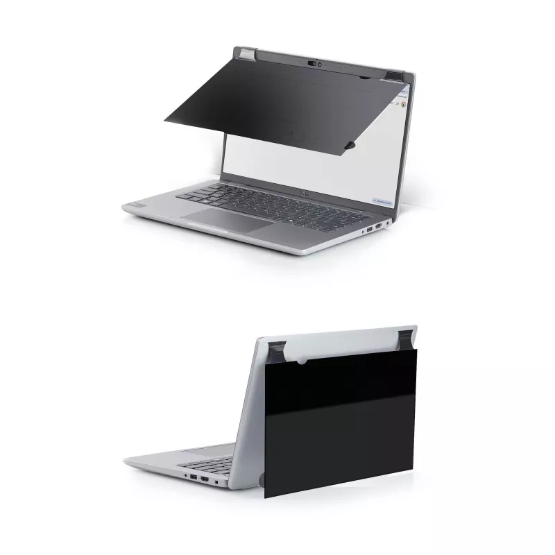 Filtro de privacidade Bright com toque StarTech.com 16 polegadas 16:10, Flip-Over, 75% de transmissão de luz, filtro de privacidade antirreflexo, ângulo de visão de +/- 30°