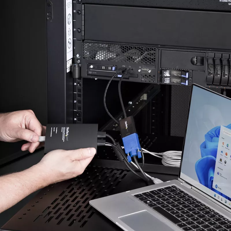 Adaptador de consola KVM Crash Cart portátil para portátil StarTech.com