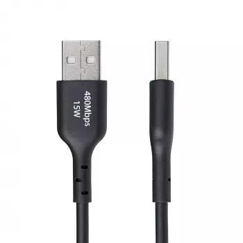 StarTech.com Cabo de carregamento USB-A para USB-C de 15 cm (6in), carregar e sincronizar, 3A, USB 2.0, revestimento TPE – cabo de carregamento USB preto