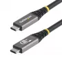 Cabo USB4 StarTech.com de 3 m (10 ft), 20 Gbit/s, cabo USB-C certificado USB-IF, 60W PD, 4K 120Hz DP 2.1, revestimento TPE, cabo USB-C preto