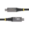 Cabo USB4 StarTech.com de 3 m (10 ft), 20 Gbit/s, cabo USB-C certificado USB-IF, 60W PD, 4K 120Hz DP 2.1, revestimento TPE, cabo USB-C preto
