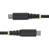 Cabo de carregamento USB-C StarTech.com de 1 m (3 ft), 60W (3A) PD, revestimento duplo de nylon/TPE entrelaçado, cabo de carregamento USB-C robusto, cabo de carregamento para portátil USB 2.0