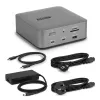 Docking station Thunderbolt 5 StarTech.com, DP/HDMI, dock para três monitores até 4K 144 Hz ou dois monitores 8K 60 Hz, 5 portas USB, carregamento de portátil 140 W