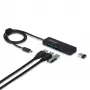 Hub USB-C de 4 portas StarTech.com, 5 Gbit/s, alimentação pelo bus, USB-C para 4x USB-A mini hub, cabo host extra longo de 61 cm, plástico PCR, hub USB portátil para secretária/portátil