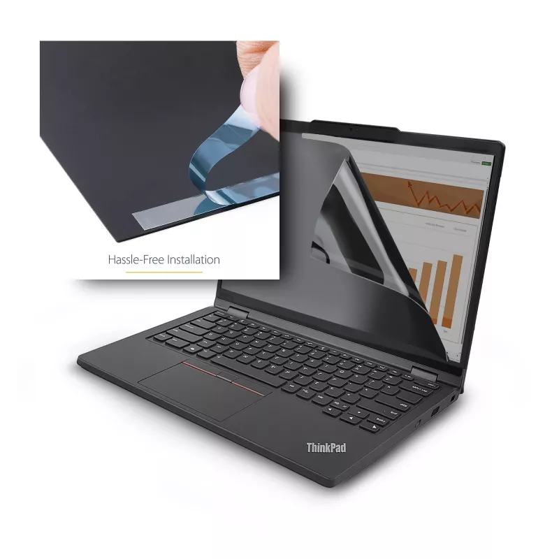 StarTech.com Filtro de privacidade Bright para Lenovo X13 Yoga Gen 4 com toque, Flip-Over, 75 % de transmissão de luz, filtro de privacidade antirreflexo, ângulo de visão ±30°