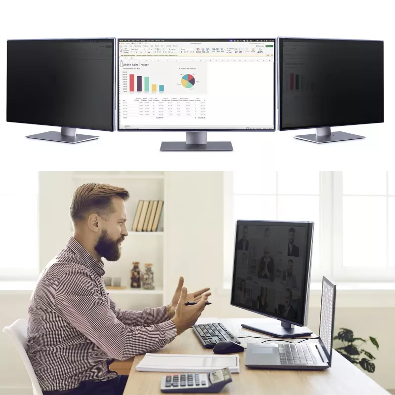 StarTech.com 3269A-PRIVACY-SCREEN Filtro de privacidade 81,3 cm (32 polegadas) Filtro de privacidade para monitor sem moldura