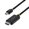 StarTech.com 2M-MDP-HDMI2-4K60 Cabo adaptador de vídeo Mini DisplayPort HDMI Type-A (Standard) Preto