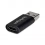 StarTech.com Adaptador USB-A para USB-C, conversor de ficha USB-A para conector fêmea USB-C, USB 10Gbps, 5V 900mA, adaptador USB para USB-C para carregadores/hubs USB-A