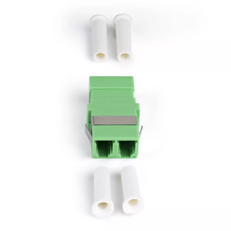 StarTech.com Acoplador LC para LC pack de 10, acoplador de fibra ótica LC OS2 monomodo com formato SC sem flange, adaptador LC/APC duplex