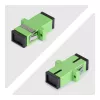 StarTech.com Acoplador SC para SC pack de 10, acoplador de fibra ótica SC OS2 monomodo com flange, adaptador SC/APC simplex