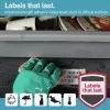 DYMO LW Etiquetas Durable - 19 x 64 mm - 1933085, Branco, etiqueta autocolante para impressora, Polipropileno (PP), Permanente, Retangular, -18 - 50 °C