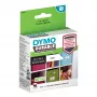 DYMO Original LabelWriter Etiquetas Durable | 25 mm x 54 mm | Poli branco | 160 etiquetas autocolantes | Alto desempenho | Para impressoras de etiquetas LabelWriter