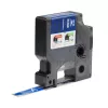 DYMO Rhino Etiquetas de vinil industriais | 12 mm x 5,5 m | Impressão branca sobre azul | Autocolante | para impressoras de etiquetas LabelManager e Rhino