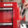 DYMO Rhino Etiquetas de vinil industriais | 24 mm x 5,5 m | Impressão preta sobre branco | Autocolante | para impressoras de etiquetas LabelManager e Rhino
