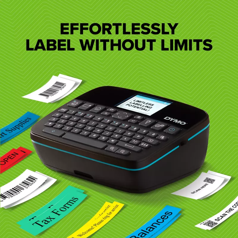 DYMO LabelManager Executive 640 CB Impressora de etiquetas portátil | Etiquetadora compacta com teclado QWERTY | Conectividade Bluetooth e USB | Compatível com etiquetas D1 standard e resistentes