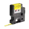 Etiquetas termorretráteis DYMO Rhino Industrial para cabos | 6 mm x 1,5 m | Preto sobre amarelo | para impressoras de etiquetas Rhino