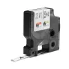 Tubos de etiquetas termorretráteis DYMO Rhino Industrial para cabos | 9 mm x 1,5 m | Impressão preta sobre branco | para impressoras de etiquetas Rhino