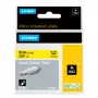 Etiquetas termorretráteis DYMO Rhino Industrial para cabos | 9 mm x 1,5 m | Preto sobre amarelo | para impressoras de etiquetas Rhino